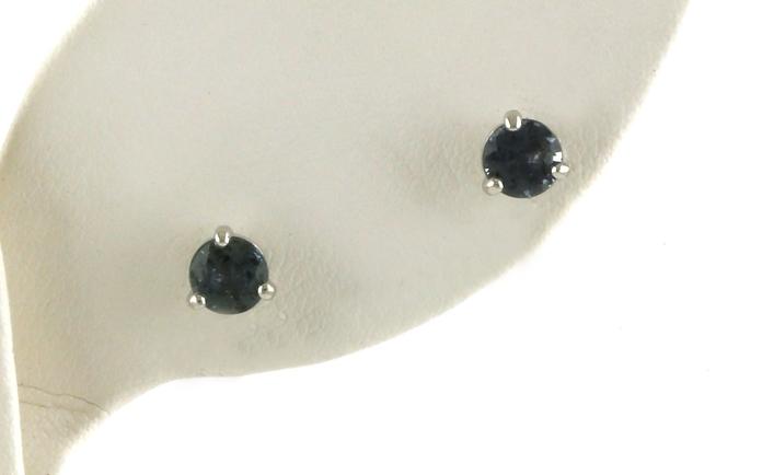 content/products/Montana Sapphire Stud Earrings in 3-Prong Martini Settings in White Gold (0.97cts TWT)