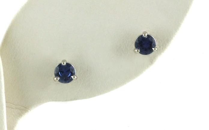 content/products/Montana Yogo Sapphire Studs in 3-Prong Martini Settings in White Gold (0.69cts TWT)