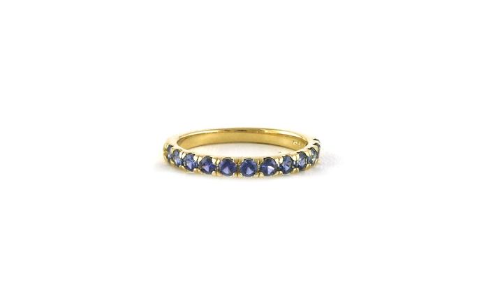 content/products/12-Stone French-set Montana Yogo Sapphire Band in Yellow Gold (0.80cts TWT)