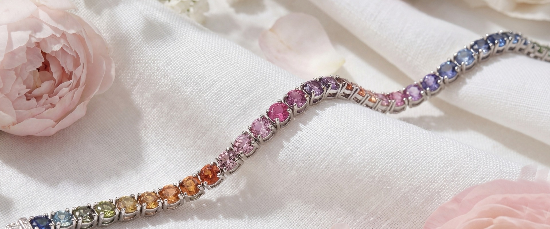 Rainbow Montana Sapphire Bracelet