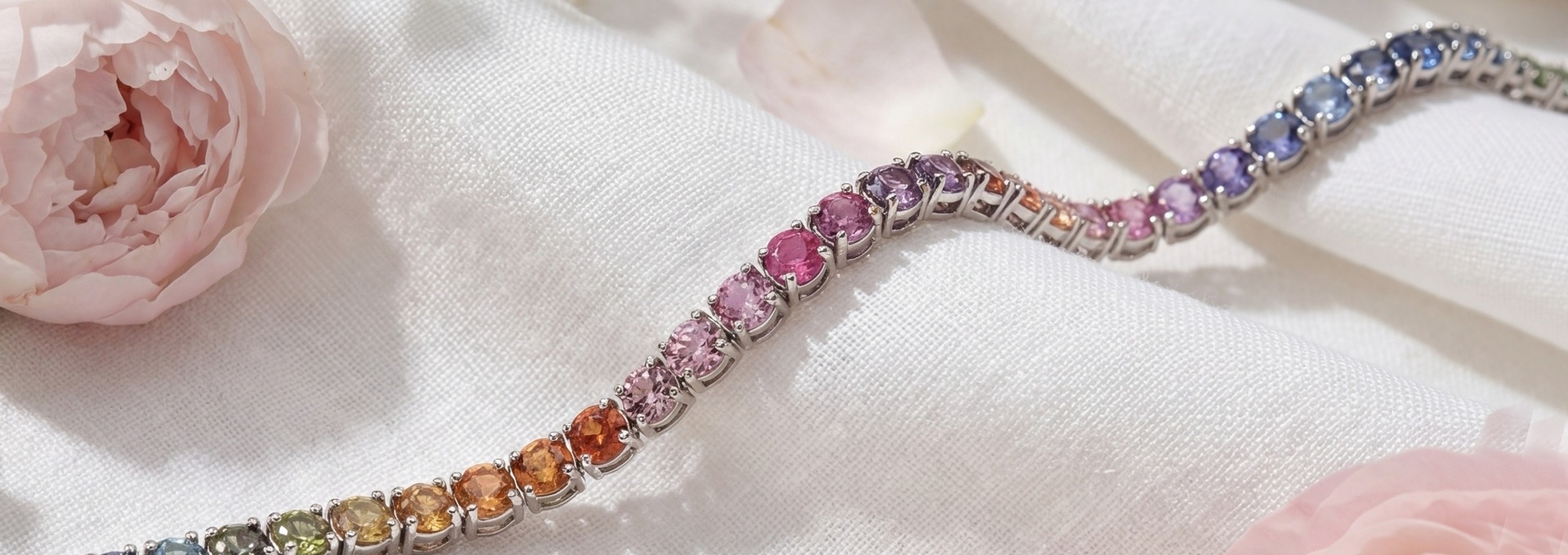 Rainbow Montana Sapphire Bracelet