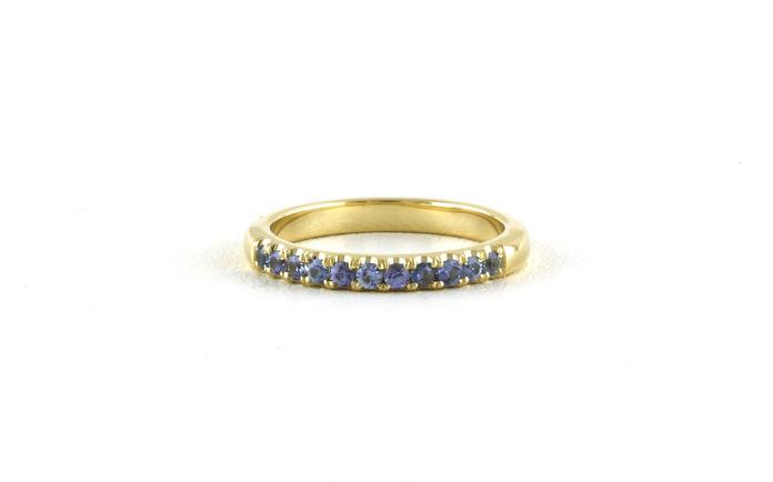 content/products/11-Stone French-set Montana Yogo Sapphire Band in Yellow Gold (0.30cts TWT)