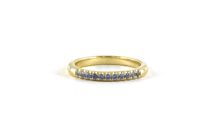 content/products/11-Stone French-set Montana Yogo Sapphire Band in Yellow Gold (0.19cts TWT)