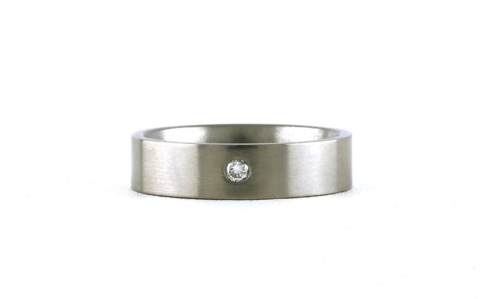 content/products/Flat Comfort Fit Diamond Wedding Band with Satin Finish in Titanium (sz 11)
