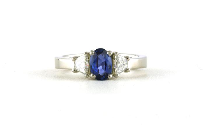 content/products/3-Stone Oval-cut Montana Yogo Sapphire and Trapezoid-cut Diamonds Ring in Platinum