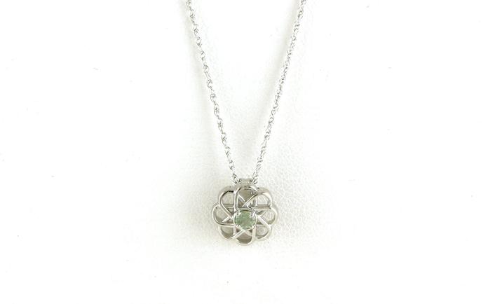 content/products/Spirograph Green Montana Sapphire Necklace in Sterling Silver