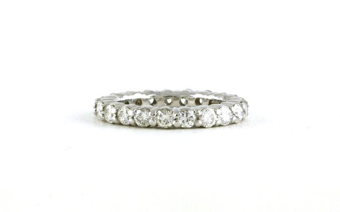 content/products/Estate Piece: Prong-set Diamond Eternity Band in White Gold