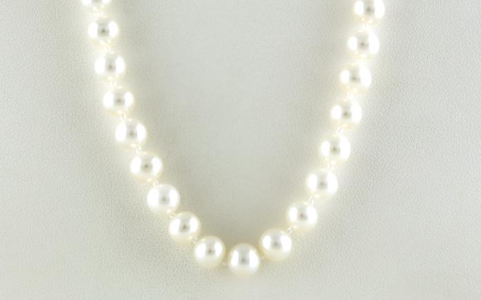 content/products/Fresh Water Pearl Necklace with Yellow Gold Clasp (6 - 6.5 mm)