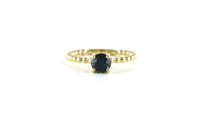 content/products/Hidden Halo Montana Sapphire and Diamond Ring with Beaded Shank in Yellow Gold (1.00cts TWT)