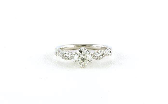 content/products/Woven Design Diamond Engagement Ring in White Gold (0.93cts TWT)