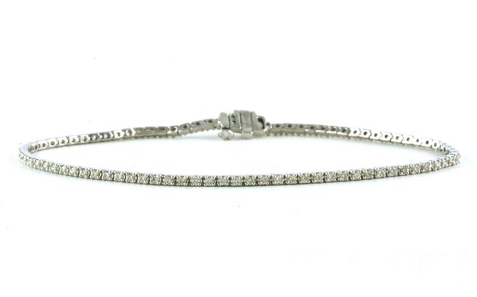 content/products/Diamond Tennis Bracelet in 4-Prong Setting in White Gold (1.00cts TWT)