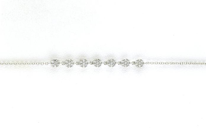 content/products/7-Disc Pave Diamond Bracelet in White Gold (0.10cts TWT)