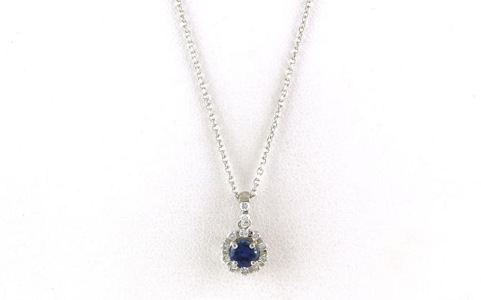 content/products/Halo-style Montana Yogo Sapphire Necklace in White Gold (0.47cts TWT)