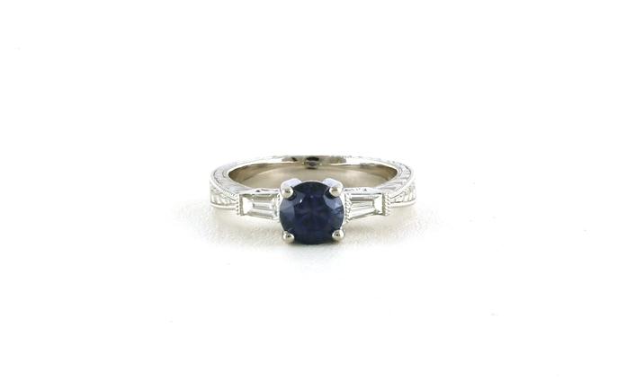 content/products/3-Stone Montana Sapphire Ring with Baguette-cut Diamonds in White Gold (1.46cts TWT)