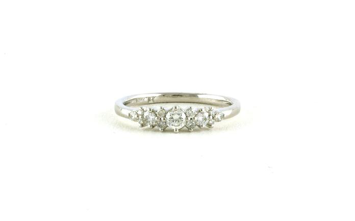 content/products/13-Stone Alternating Diamond Band in White Gold (0.33cts TWT)