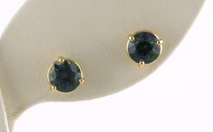 content/products/Montana Sapphire Stud Earrings in 3-Prong Martini Settings in Yellow Gold (2.04cts TWT)