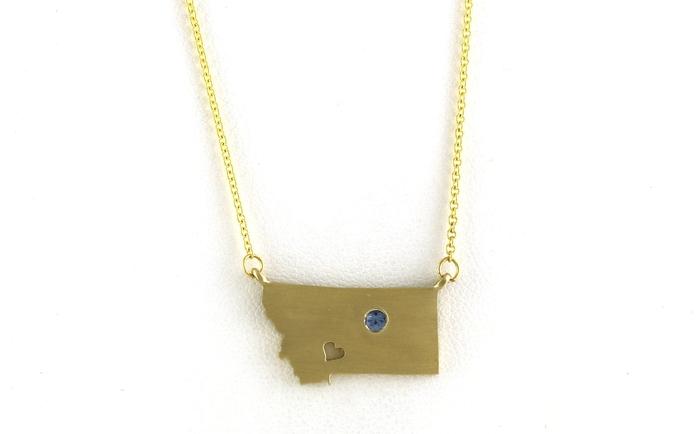 content/products/Satin-finished Montana Necklace with Montana Yogo Sapphire in Yellow Gold (0.03cts TWT)