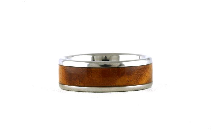 content/products/Flat Comfort Fit Wood Inlay Wedding Band in Serinium (sz 10)