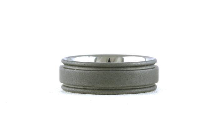 content/products/Flat Comfort Fit Groove Edge Wedding Band with Matte Finish in Serinium (sz 10.5)