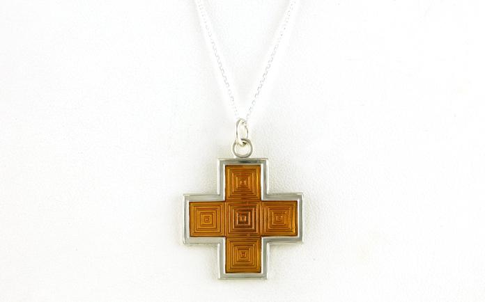 content/products/Estate Piece: Tiffany and Co. Cross Charm in Sterling Silver