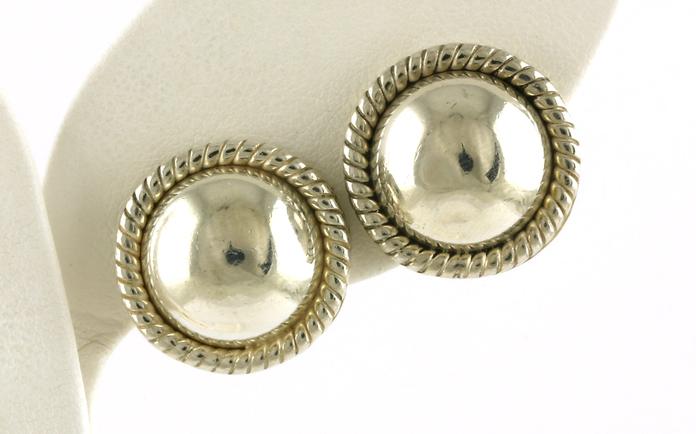 content/products/Estate Piece: Sterling Silver Rope Ball Studs