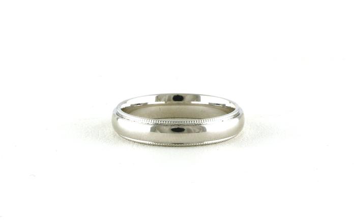 content/products/Half Round Wedding Band with Milgrain Edge in White Gold (4 mm)