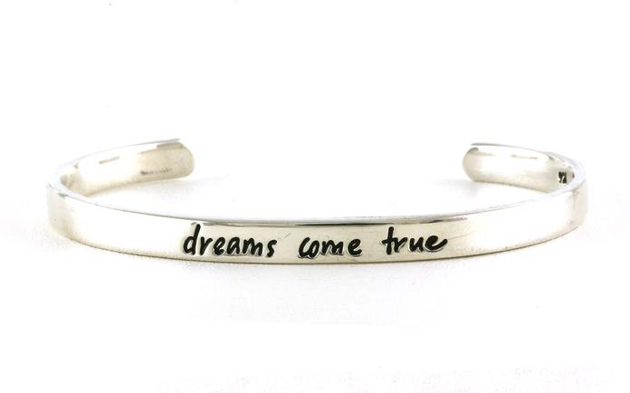 content/products/Estate Piece: "Dreams Come True" Cuff Bracelet in Sterling Silver