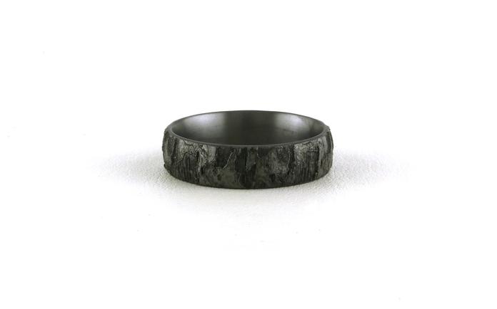 content/products/Comfort Fit Wedding Band with Wall Fracture Texture in Grey Tantalum (sz 10)