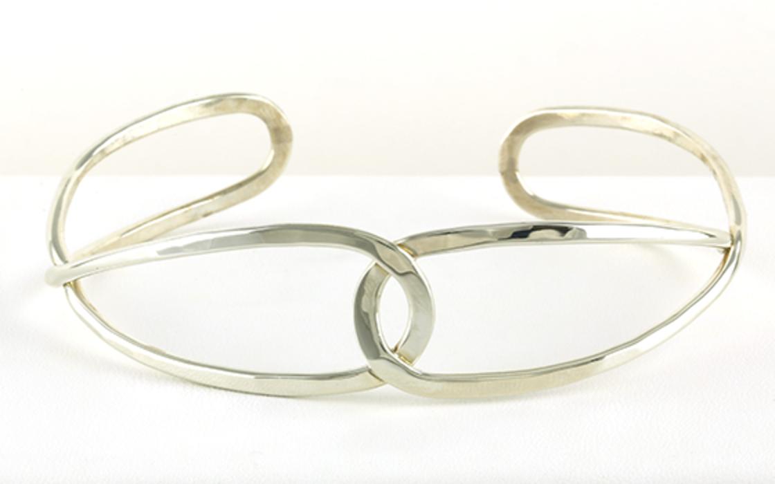 Paisley Cuff Bracelet in Sterling Silver
