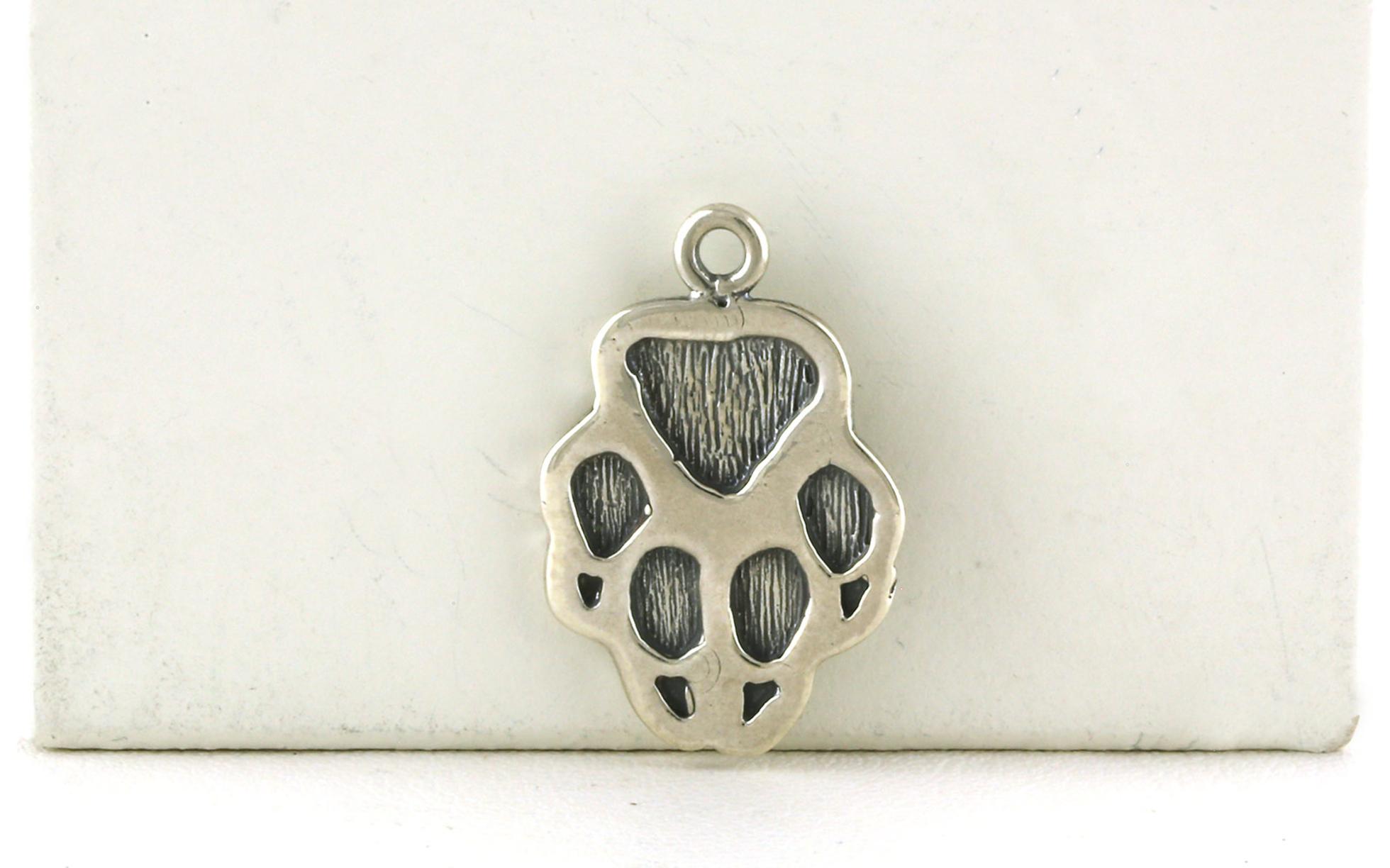 Estate Piece: Pawprint Charm in Sterling Silver