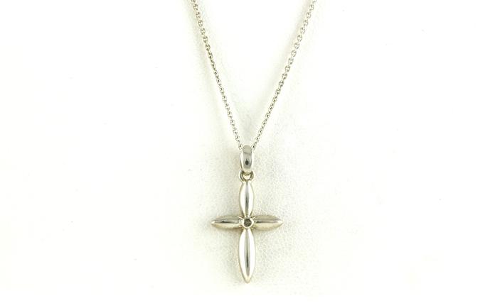 content/products/Children's Cross Necklace in Sterling Silver
