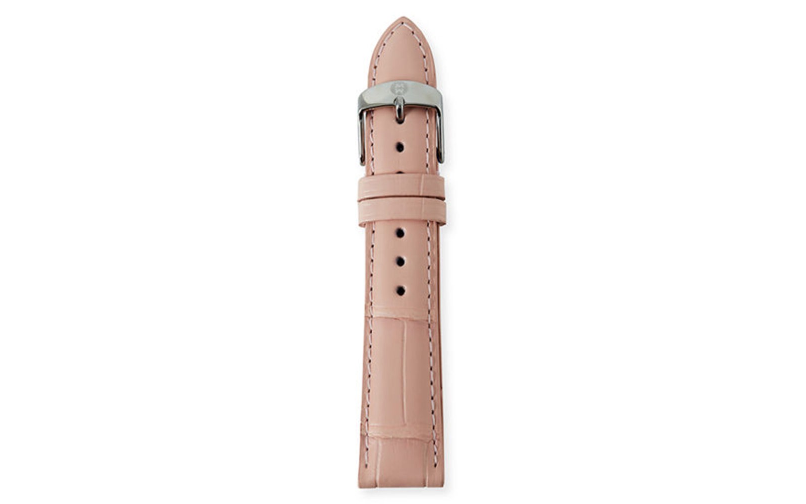 Michele Watch Strap: 18mm Blush Alligator