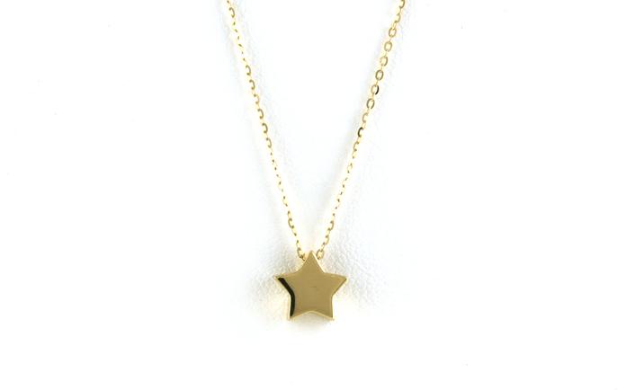 content/products/Hollow Star Necklace in Yellow Gold