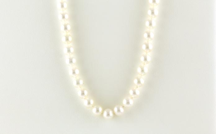 content/products/Fresh Water Pearl Necklace with Yellow Gold Clasp (7 - 7.5 mm)