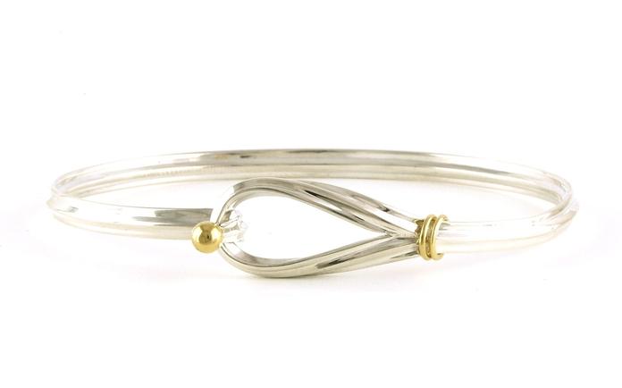 content/products/Estate Piece: Tiffany and Co. Hook and Eye Bracelet in Two-tone Yellow Gold and Sterling Silver