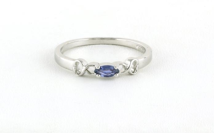 content/products/Loops Marquise-cut Montana Yogo Sapphire Ring in Sterling Silver (0.15cts)
