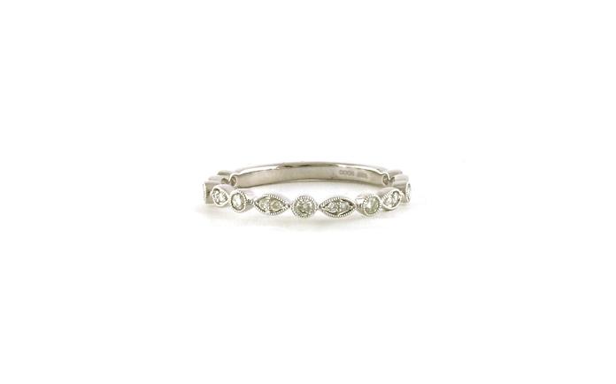 content/products/13-Stone Alternating Marquise and Round Shape Diamond Wedding Band in White Gold (0.20cts TWT)