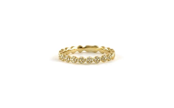 content/products/Circles 4-Stone Clusters Diamond Wedding Band in Yellow Gold (0.08cts TWT)