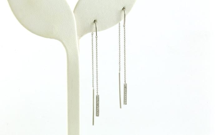 content/products/Bar Diamond Threader-style Dangle Earrings in White Gold (0.08cts TWT)