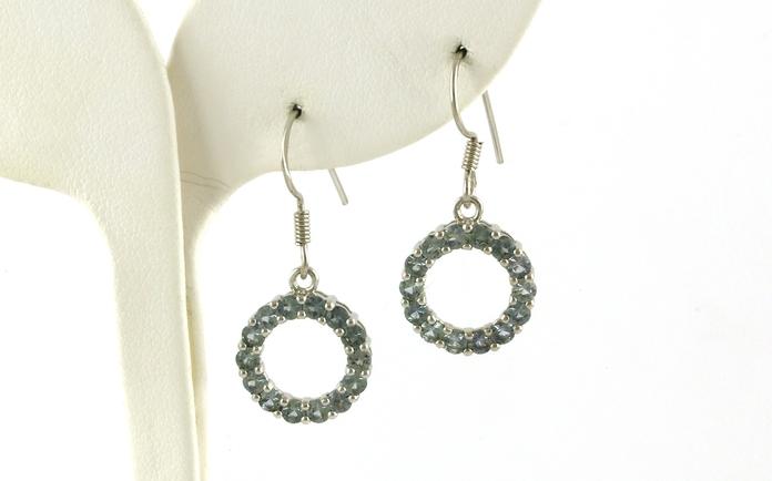 content/products/14-Stone Circle Light Blue Montana Sapphire Dangle Earrings in Sterling Silver (2.13cts TWT)
