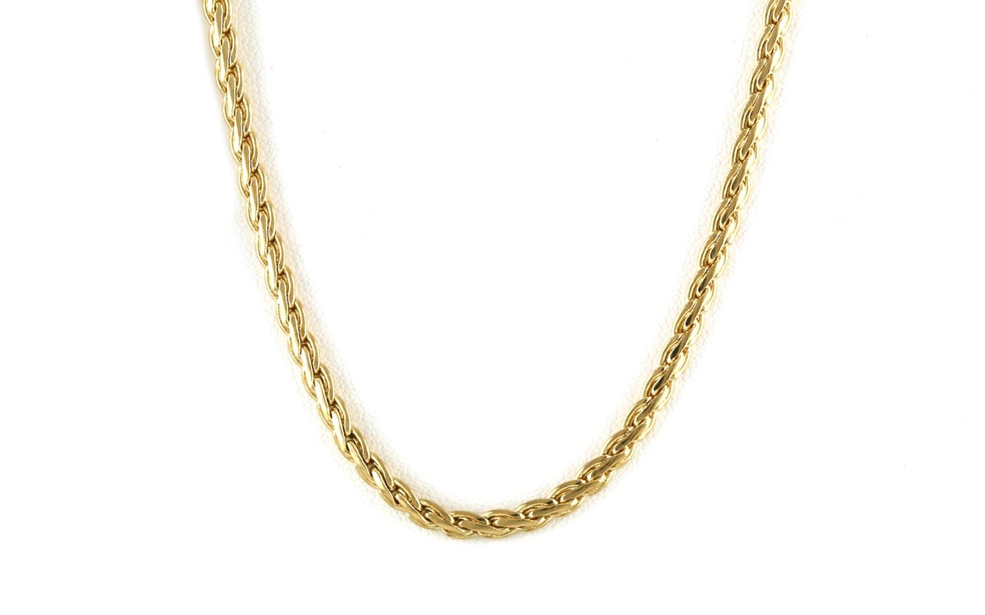Estate Piece: Wheat Chain Necklace in Yellow Gold (3.5 mm)