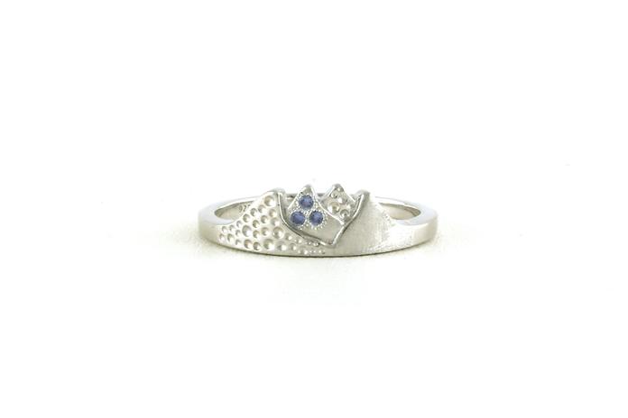 content/products/Mountain Outline Montana Yogo Sapphire Ring in Sterling Silver (0.03cts TWT)