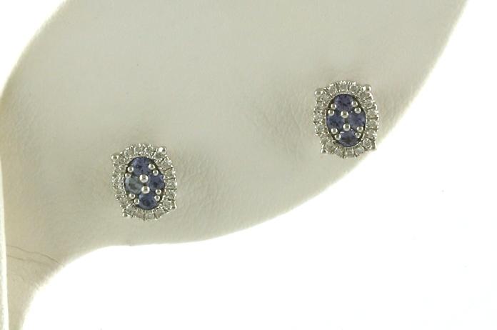 content/products/Oval Cluster Halo Montana Yogo Sapphire and Diamond Stud Earrings in White Gold (0.28cts TWT)