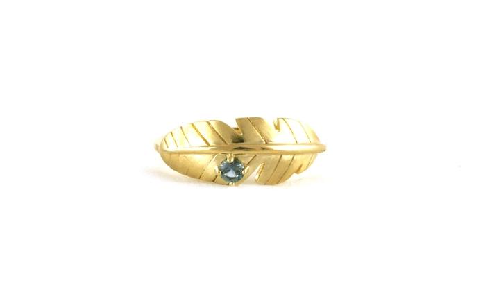 content/products/Feather Montana Sapphire Ring in Yellow Gold (0.14cts)