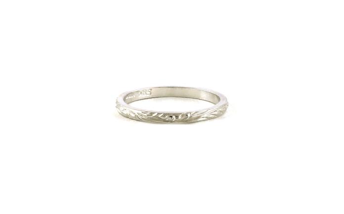 content/products/Hand Engraved Wedding Band in White Gold 