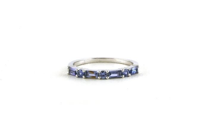 content/products/Alternating Shape Montana Yogo Sapphire Ring in White Gold (0.63cts TWT)