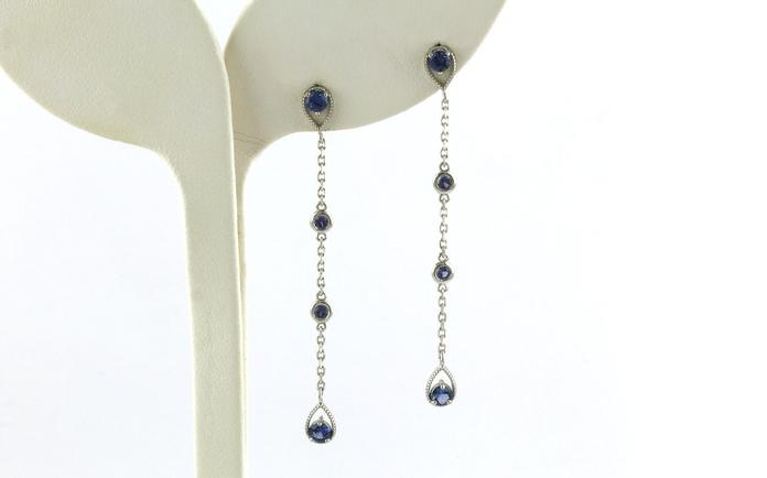 content/products/Station Dangle Montana Yogo Sapphire Dangle Stud Earrings in White Gold (0.67cts TWT)