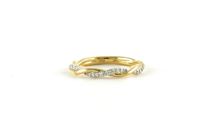 content/products/Pave Twist Diamond Wedding Band in Yellow Gold (0.10cts TWT)
