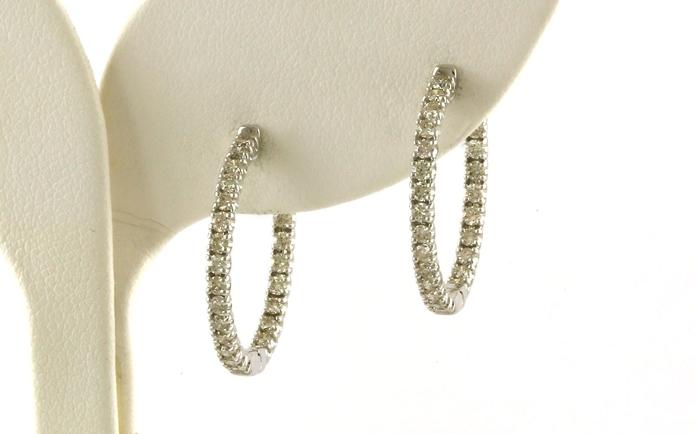 content/products/Inside Outside Diamond Hoop Earrings in White Gold (1.00cts TWT)
