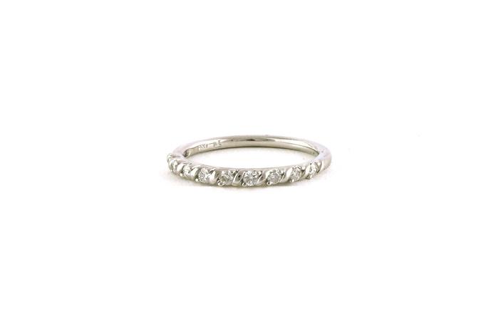 content/products/Bar and Prong-set Diamond Wedding Band in White Gold (0.25cts TWT)